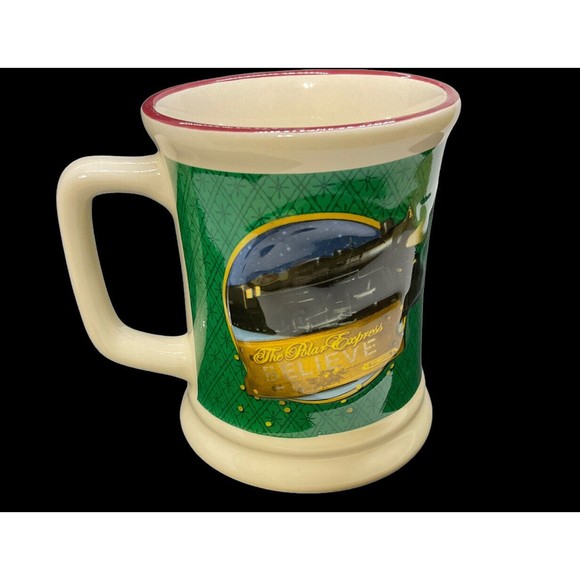 The Polar Express Train “Believe”  3D Cup Mug Christmas Hot Chocolate 12 Oz - Picture 1 of 7
